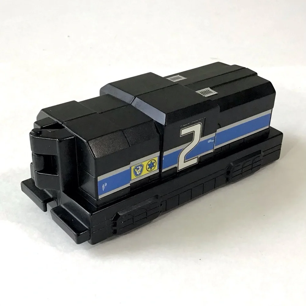 2000 Power Rangers Lightspeed Rescue McDonalds Happy Meal Blue Rail Rescue Train